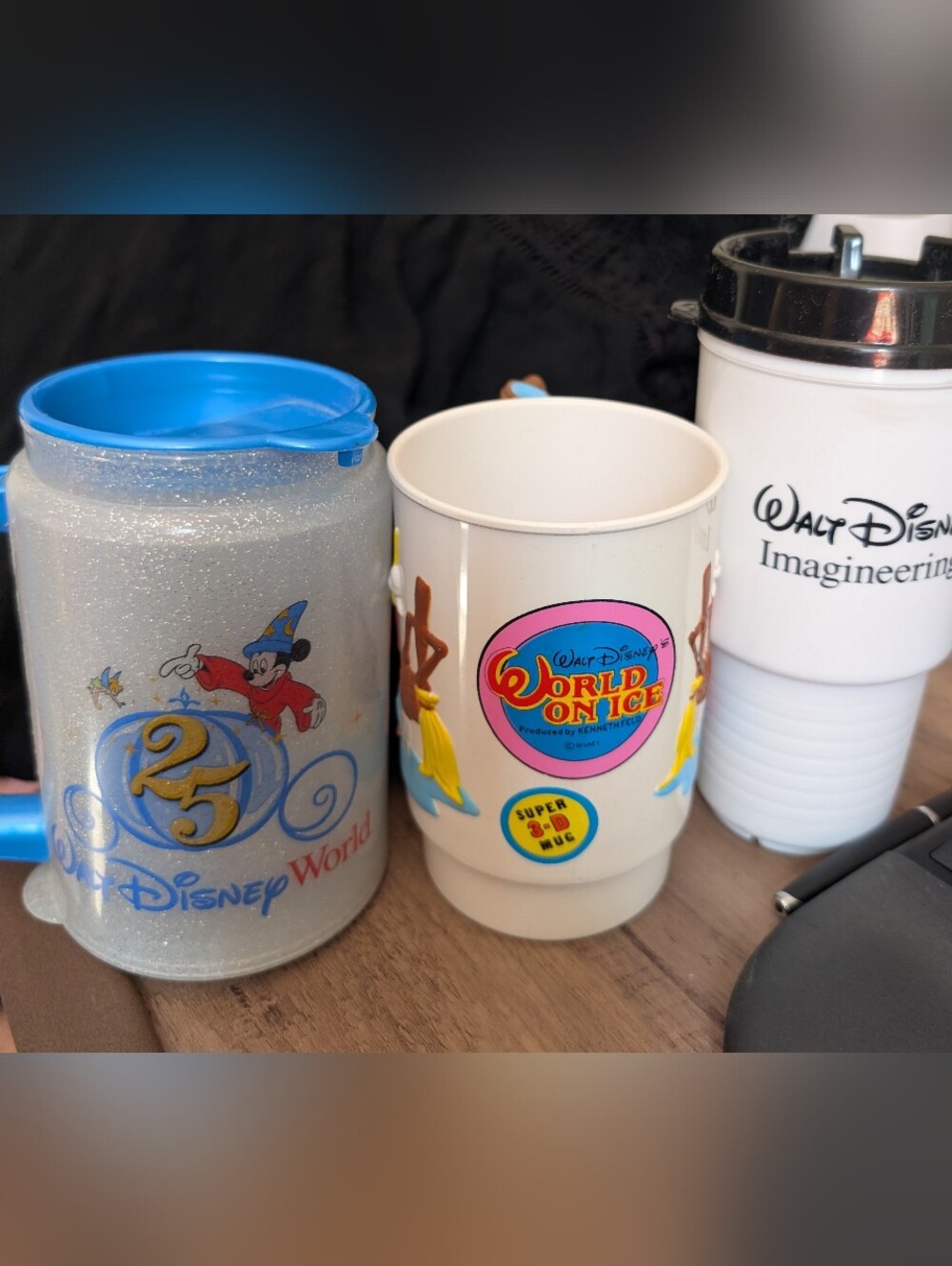 3 Disney Cups
